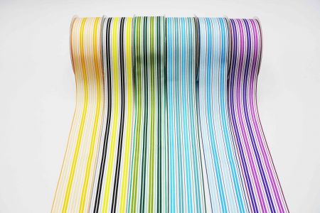 Multi-Colored Double Striped Ribbo_K1738